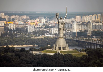 Mother Motherland, Kiev, Panorama Kiev, Ukraine 