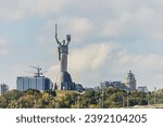 Mother Motherland statue devoted the Great Patriotic War in Kiev, Ukraine
