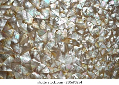 Mother Of Pearl Abstract Mosaic Background