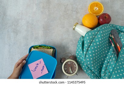 Preparing Bag School Images Stock Photos Vectors Shutterstock