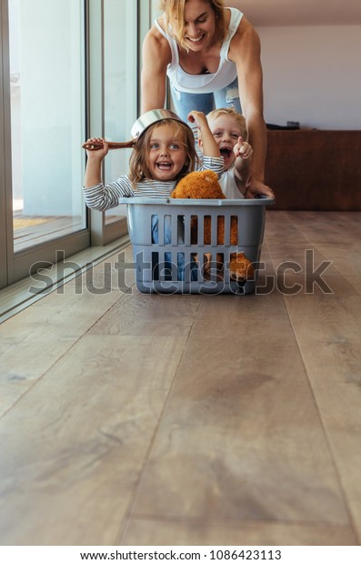 kids washing basket