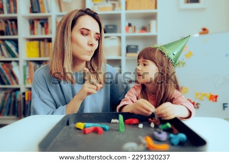 
Mother Saying No Setting Limits During Playtime 
Mom imposing boundaries in non-permissive parenting style upbringing 
