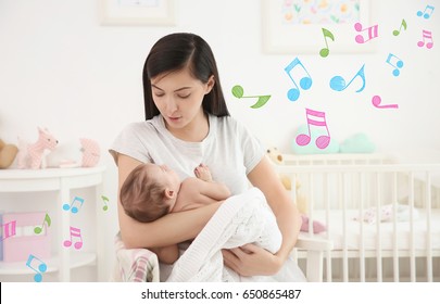 Mother baby singing Images, Stock Photos &amp; Vectors | Shutterstock