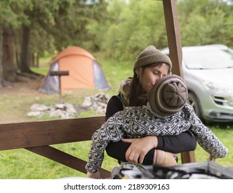 Mother Son Camping Stock Photo 2189309163 | Shutterstock