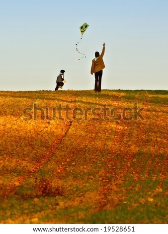 Similar – Family walking Playing