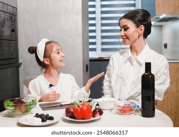 Mother-Daughter Cooking Experience in the kitchen - Powered by Shutterstock