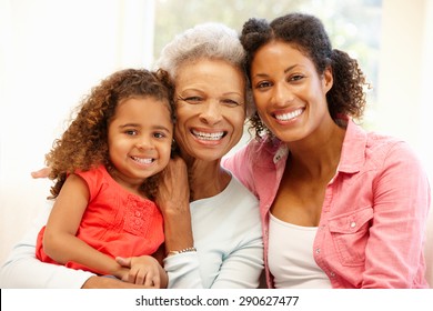 Mother,daughter and granddaughter