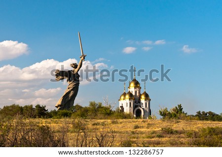 Motherland calls monument in Volgograd