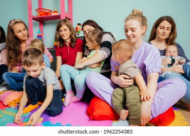 Mothers gathered to communicate and support each other - Shutterstock ID 1962254383