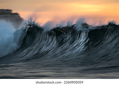 Motion blur photo of a large wave, Sydney Australia - Powered by Shutterstock