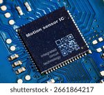 Motion sensor IC Detects movement using acceleration or infrared sensing. integrated circuits ICs