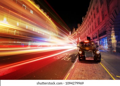 Motion Speed Light Effect In London City