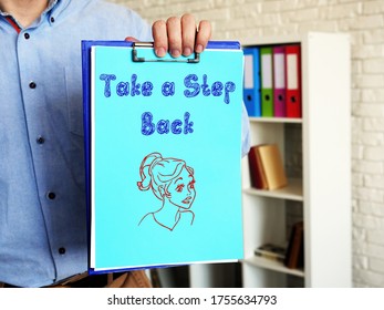 Taking A Step Back Images Stock Photos Vectors Shutterstock