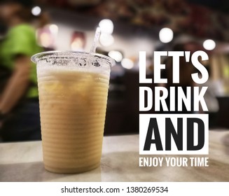 Enjoy Your Drink High Res Stock Images Shutterstock