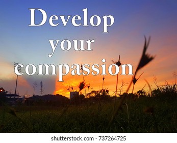 Motivation Wording On Sunrise Background Stock Photo 737264725 ...