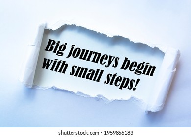 356 Big journey begin with small steps Images, Stock Photos & Vectors ...