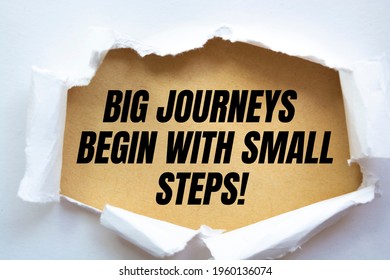 356 Big journey begin with small steps Images, Stock Photos & Vectors ...