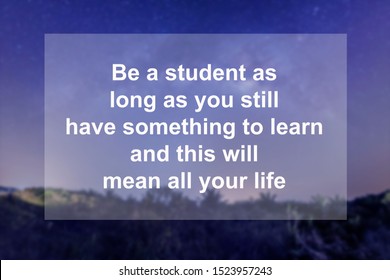 Motivational Quotes For Students Images, Stock Photos & Vectors 