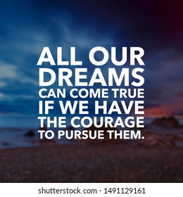 Inspiration Motivational Life Quote On Blurred Stock Photo (Edit Now ...