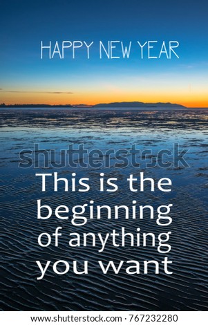 Motivational Quotes This Beginning Anything You Stock Photo Edit