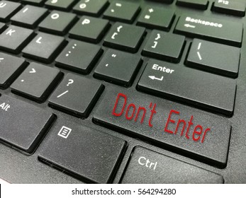 Motivational Words On Black Qwerty Keyboards, Which Include, Make It Simple, Simplicity, INTEGRITY, Keyboard Warriors, At Your Own Risk, Do Not Enter And Blank Expression