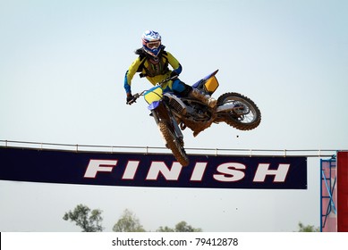 Motocross Winner Jump