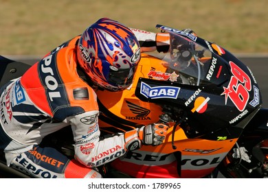 MotoGP Racing, Nicky Hayden, Phakisa Racetrack, Welkom, South Africa (April 2003)