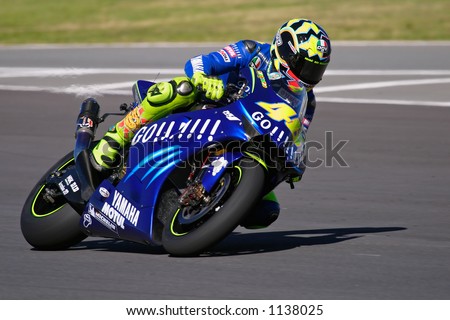 Moto Gp Racing Valentino Rossi Phakisa Racetrack Stock Photo Edit