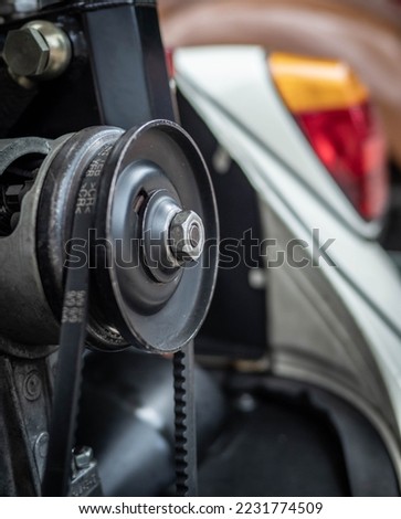 Motor of the old-timer car
