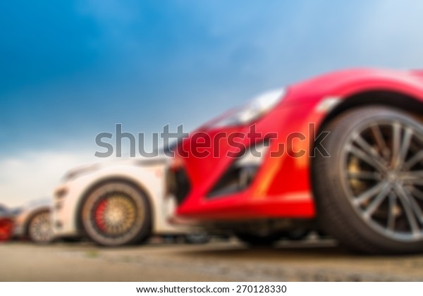 motor sport blurred
background