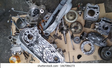 Motorbike Engine Open All Parts