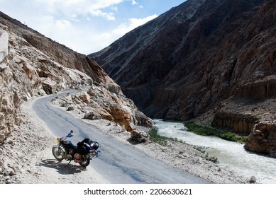 Motorbike Ride In The Indian Himalayas