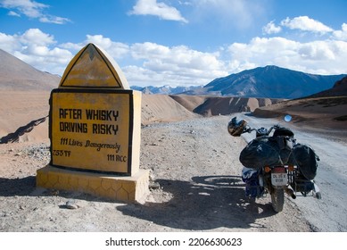 Motorbike Ride In The Indian Himalayas