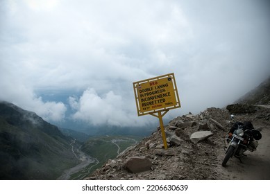 Motorbike Ride In The Indian Himalayas