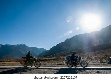 Motorbike Ride In The Indian Himalayas