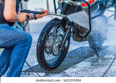 electric retro motorcycle