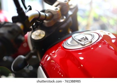 Motorcycle Close-up Fuel Tank Background