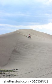 Motorcycle in Dunes