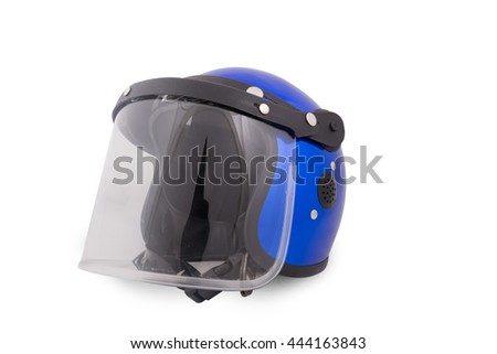 motorcycle helmet on a white background