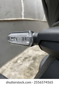 Motorcycle indicator lights with LED lights.