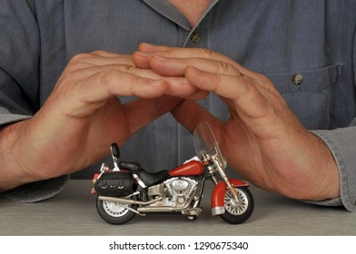 Motorcycle Insurance Concept