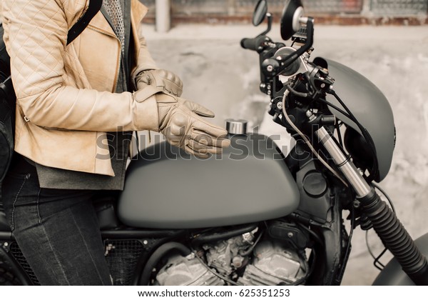 bike riding leather gloves