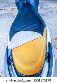 Motorcycle Seat Image, Torn Leather Seats