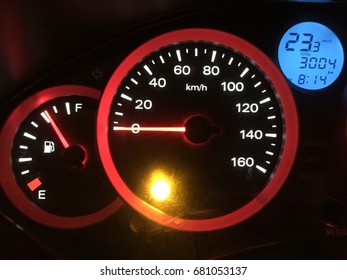 Motorcycle Speed Gauge With Light To Help You See At Night