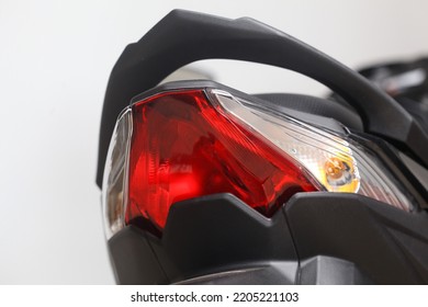 Motorcycle Tail Light Technology With Copyspace