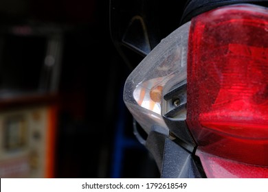 Motorcycle Tail Light And Turn Signal