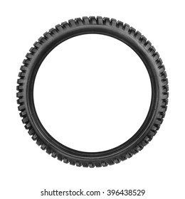 Motorcycle Tyre Isolated 