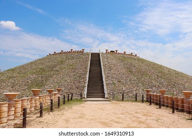 The Mound Of Goshikizuka Kofun In Kobe, Japan