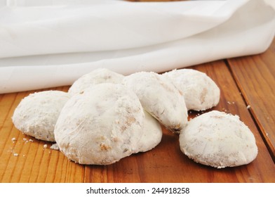 A Mound Of Russian Teacakes, Or Mexican Wedding Cakes