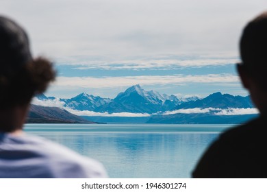 Mount Aoraki, As Seen Over Lake Pukaki In Canterbury, Aotearoa